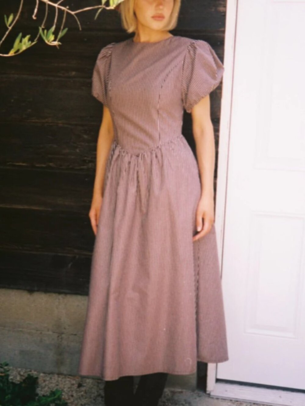 Verena Dress - Saddle Stripe - Lisa Says Gah - NWT
